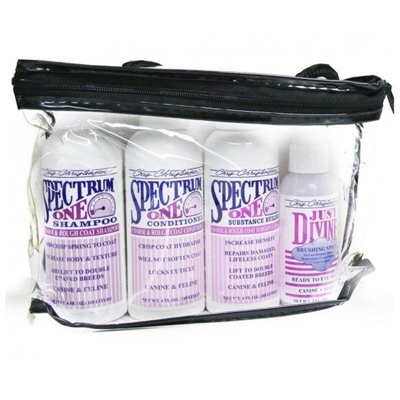 pol pm Chris Christensen Spectrum One Kit zestaw kosmetykow do pielegnacji psow szorstkowlosych 17680 1
